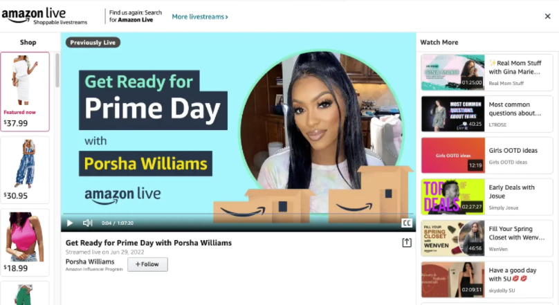 Prime Day 2022启动 亚马逊邀请诸多名人直播带货(图1)