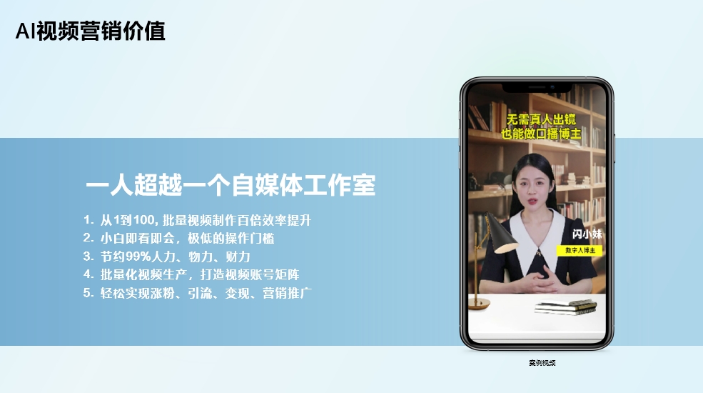 闪剪老师说：数字人将快速助力企业抢占短视频市场！