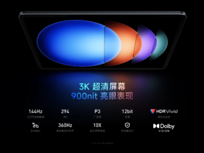 天马微电子独家供应屏幕，小米平板6S Pro 12.4与Redmi Book P