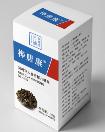 降糖食品桦唐康灰树花人参片，全天然无添加，治疗您的糖尿病